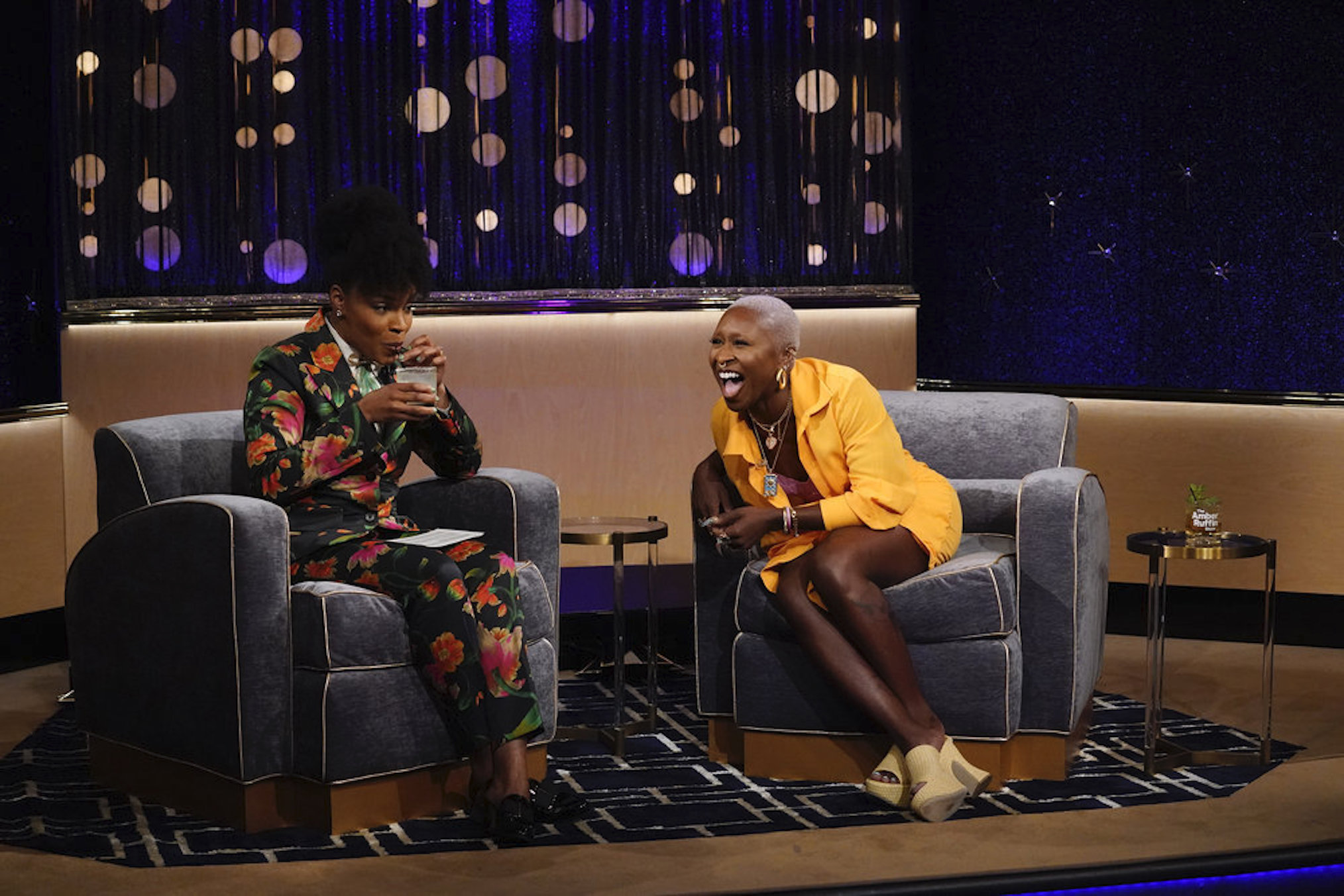 Amber Ruffin and Cynthia Erivo on 'The Amber Ruffin Show'