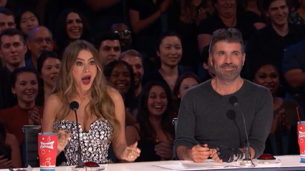 America's Got talent Sofia Vergara and Simon Cowell