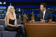 Kim Kardashian and Jimmy Fallon on the Tonight Show