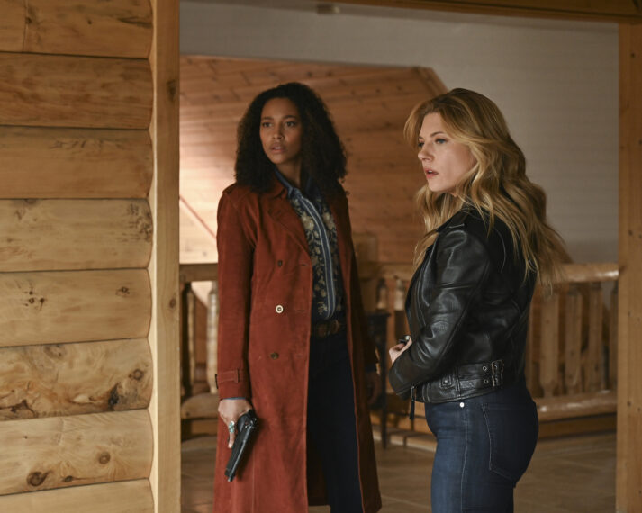 Kylie Bunbury, Katheryn Winnick in Big Sky