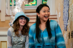 Zoe Colletti as Gia and Lana Condor as Erika in Boo, Bitch.