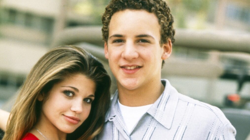 Danielle Fishel and Ben Savage in Boy Meets World