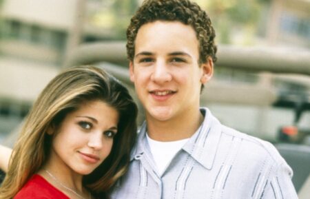 Danielle Fishel and Ben Savage in Boy Meets World