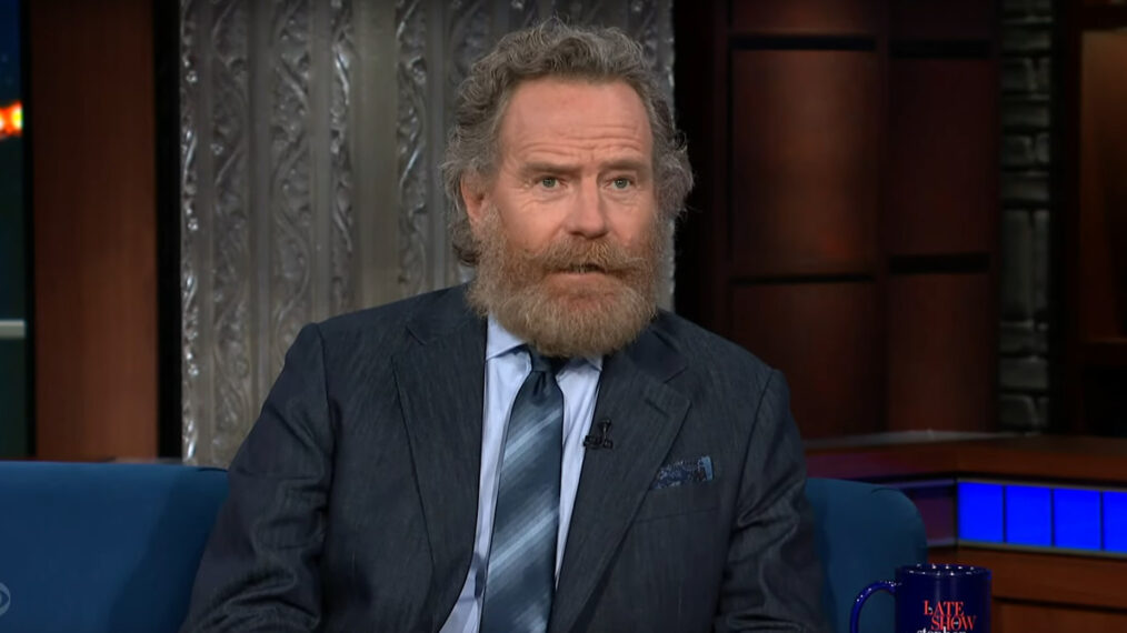 Bryan Cranston on The late Show