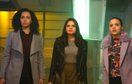 Madeleine Mantock, Melonie Diaz, Sarah Jeffery in Charmed