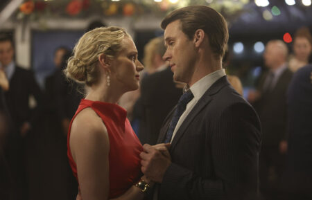 Kara Killmer as Sylvie Brett, Jesse Spencer as Casey in Chicago Fire