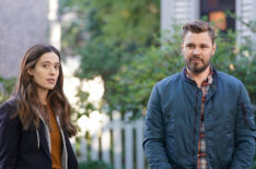 Marina Squerciati as Kim Burgess, Patrick John Flueger as Adam Ruzek in Chicago PD