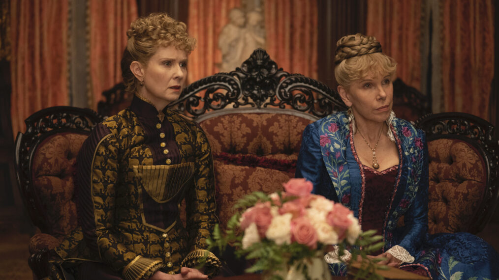 Cynthia Nixon and Christine Baranski in 'The Gilded Age' Season 1