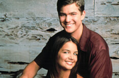 Joshua Jackson and Katie Holmes in Dawson's Creek