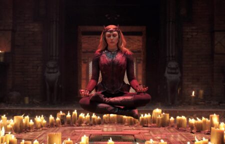 Elizabeth Olsen as Scarlet Witch in Doctor Strange in the Multiverse of Madness