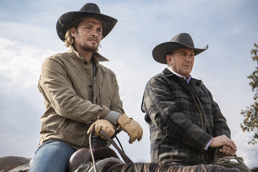 Yellowstone - Luke Grimes and Kevin Costner