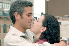 George Clooney and Julianna Margulies in ER
