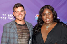 Eric Cervini, Executive Producer, The Book of Queer, and Alex Newell, Celebrity Narrator, The Book of Queer attend Celebrate Pride at the Tribeca Festival on June 09, 2022 in New York City