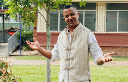 Yanic Truesdale as Chamuel in God's Favorite Idiot