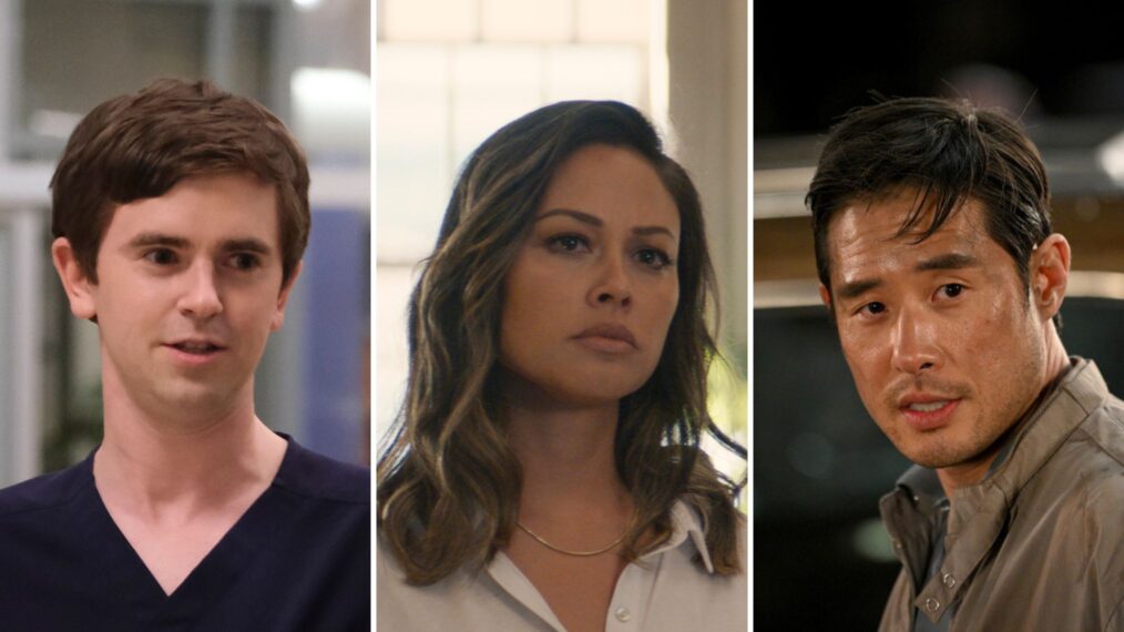 Freddie Highmore on The Good Doctor, Vanessa Lachey on NCIS Hawai'i, Raymond Lee on Quantum Leap