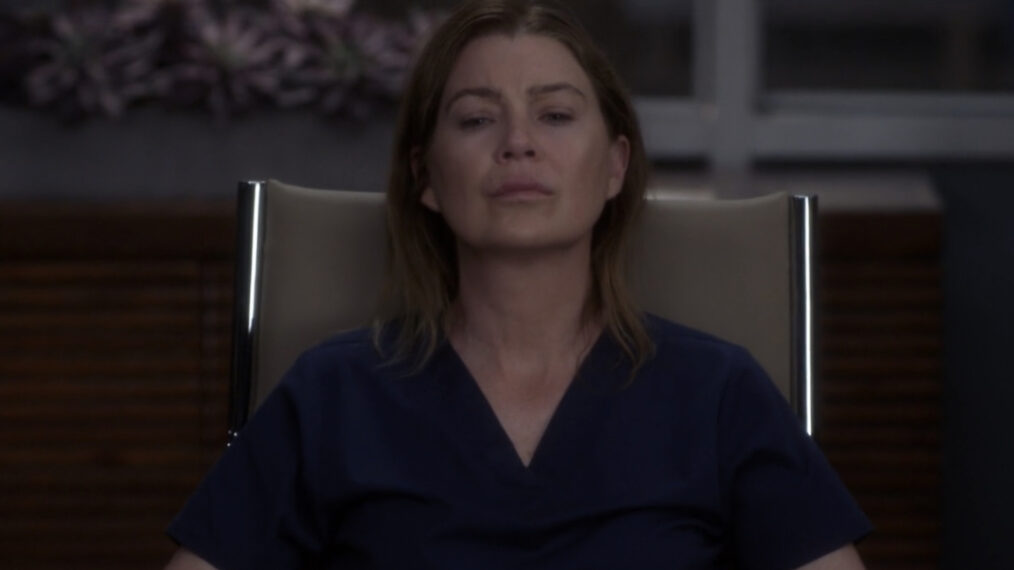 Ellen Pompeo as Meredith in Grey's Anatomy