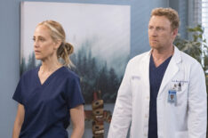 Kim Raver as Teddy, Kevin McKidd as Owen in Grey's Anatomy