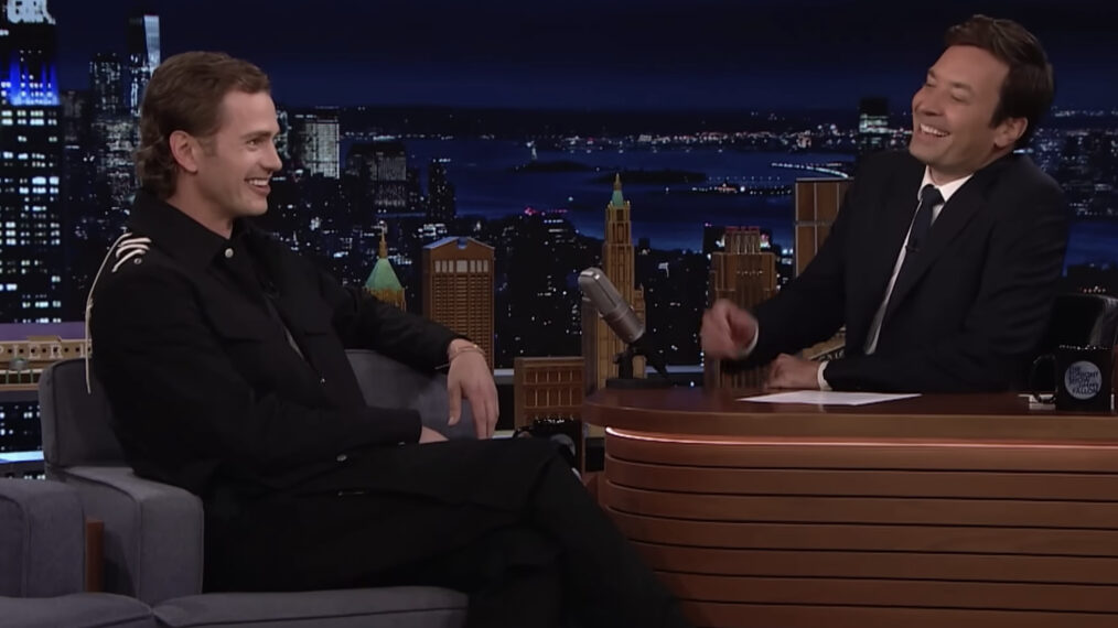 Hayden Christensen is interviewed by Jimmy Fallon on The Tonight Show