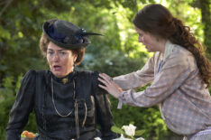 Anna Chancellor as Lady Latchmere, Imogen King as Melissa in Hotel Portofino