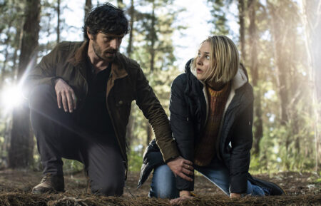 Eoin Macken as Gavin Harris, Zyra Gorecki as Izzy Harris in the La Brea finale