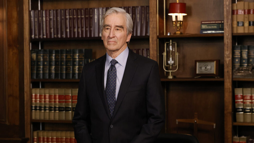 Sam Waterston as D.A. Jack McCoy in Law & Order