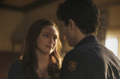 Danielle Rose Russell as Hope and Aria Shahghasemi as Landon in Legacies