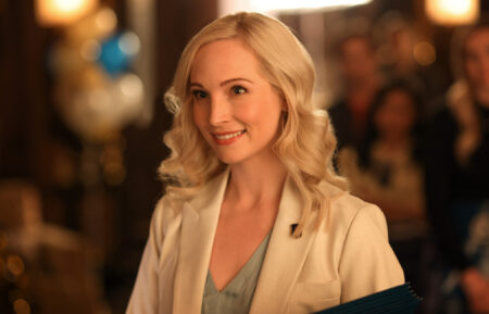 Candice King as Caroline Forbes in Legacies