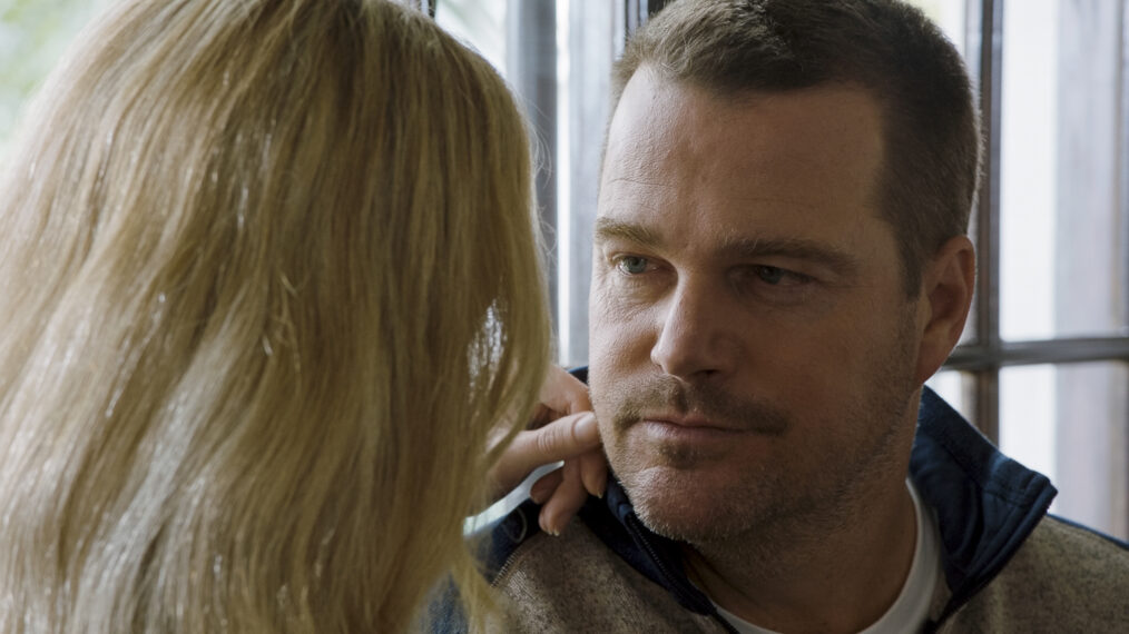 Chris O'Donnell as Special Agent G. Callen and Bar Paly as Anna in NCIS Los Angeles