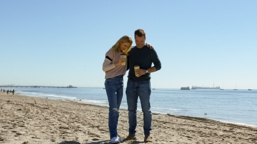 Bar Paly as Anna, Chris O'Donnell as Callen in NCIS LA