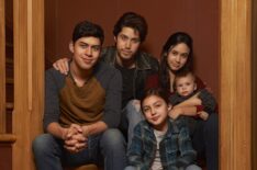 Party of Five Reboot - Niko Guardado as Beto Acosta, Brandon Larracuente as Emilio Acosta, Elle Paris Legaspi as Valentina Acosta, and Emily Tosta as Lucia Acosta