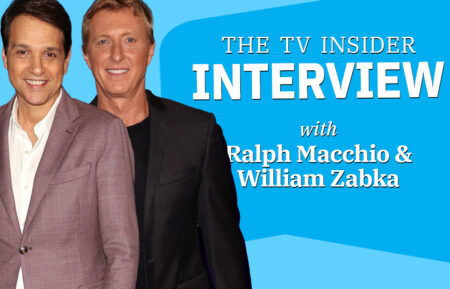 Ralph Macchio and William Zabka