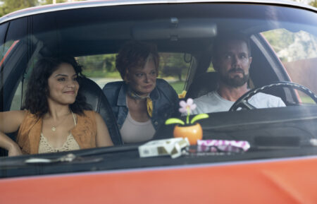 Shakira Barrera, Martha Plimpton, and Garret Dillahunt in Sprung