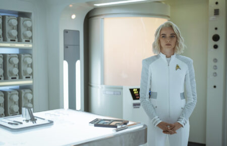 Jess Bush as Chapel in Star Trek Strange New Worlds