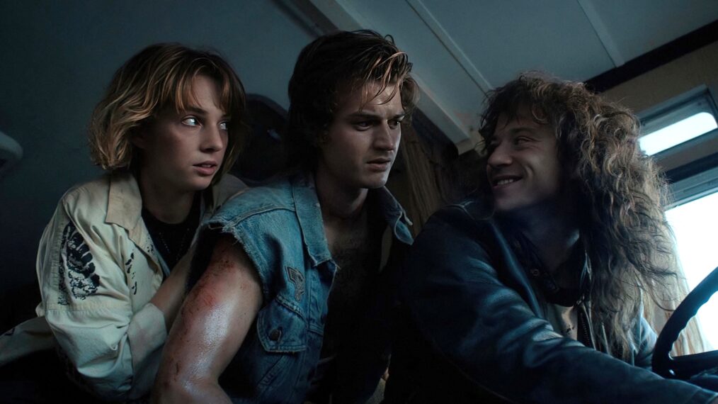 Stranger Things, Season 4 - Maya Hawke, Joe Keery, Joseph Quinn