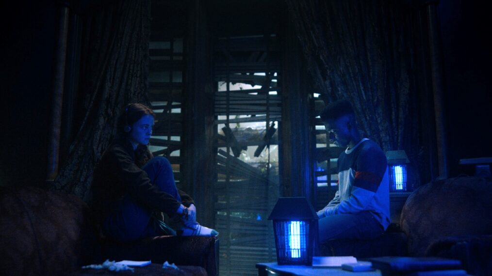 Sadie Sink and Caleb McLaughlin in Stranger Things Season 4 Volume 2
