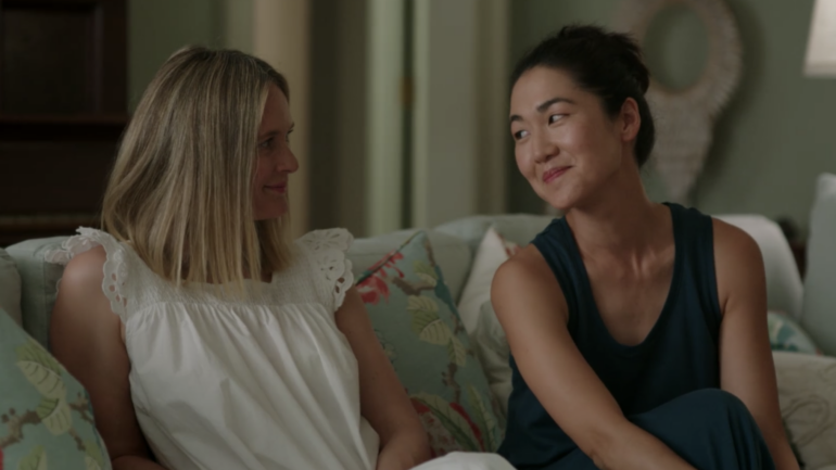 Rachel Blanchard as Susannah and Jackie Chung as Laurel in The Summer I Turned Pretty