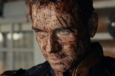 The Boys - Season 2 - Antony Starr as Homelander covered in blood