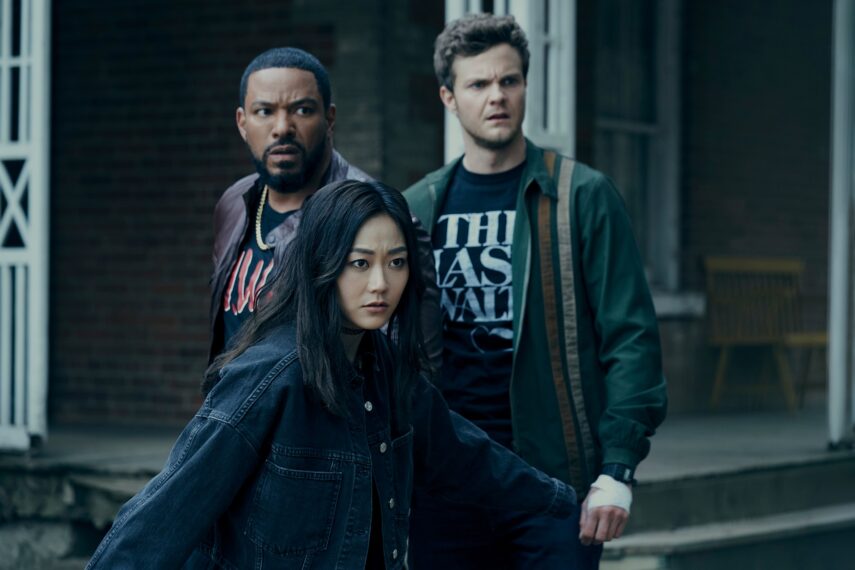 The Boys Season 3 Laz Alonso, Jack Quaid, Karen Fukuhara