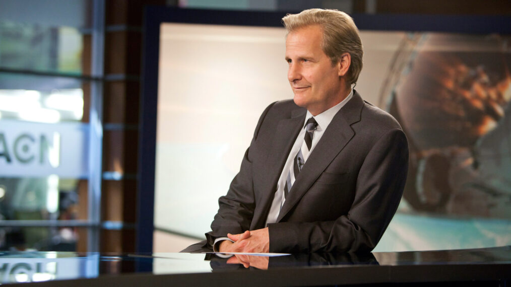 Jeff Daniels as Will McAvoy in The Newsroom