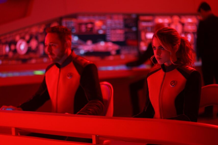 Scott Grimes as Gordon, Anne Winters as Charly in The Orville New Horizons
