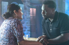 Aneesha Joshi as Padma, Malcolm-Jamal Warner as AJ in The Resident