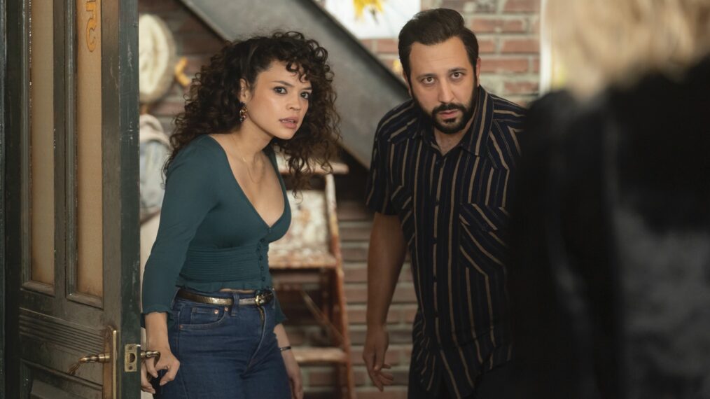 Natasha Lopez and Desmin Borges in The Time Traveler's Wife