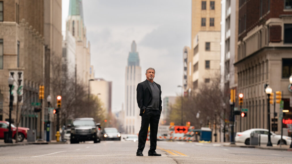 Sylvester Stallone as Dwight Manfredi in Tulsa King