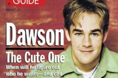 James Van Der Beek of Dawson's Creek on the cover of TV Guide Magazine