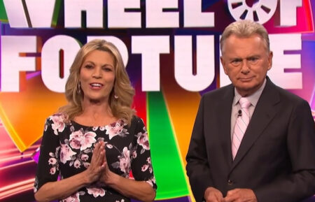Vanna White and Pat Sajak