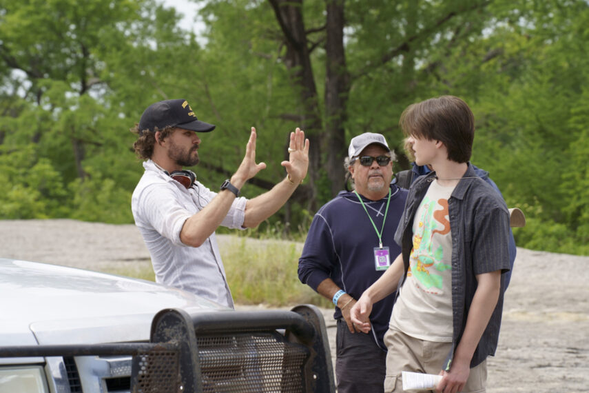 Austin Nichols directing Walker and Kale Culley