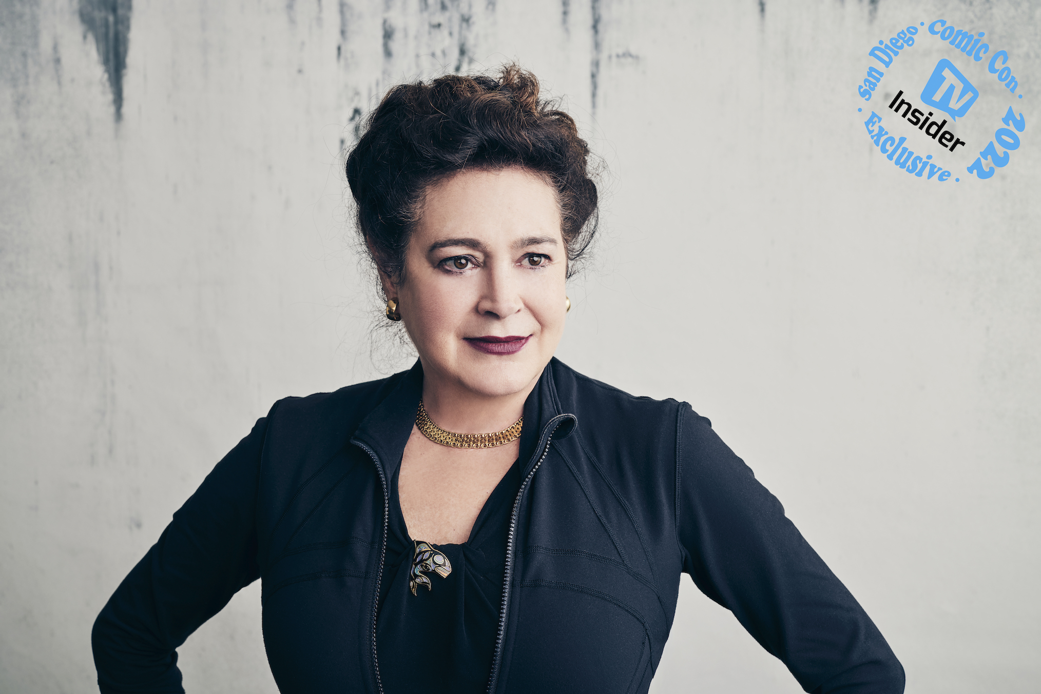 Sean Young at TV Insider's SDCC portrait studio