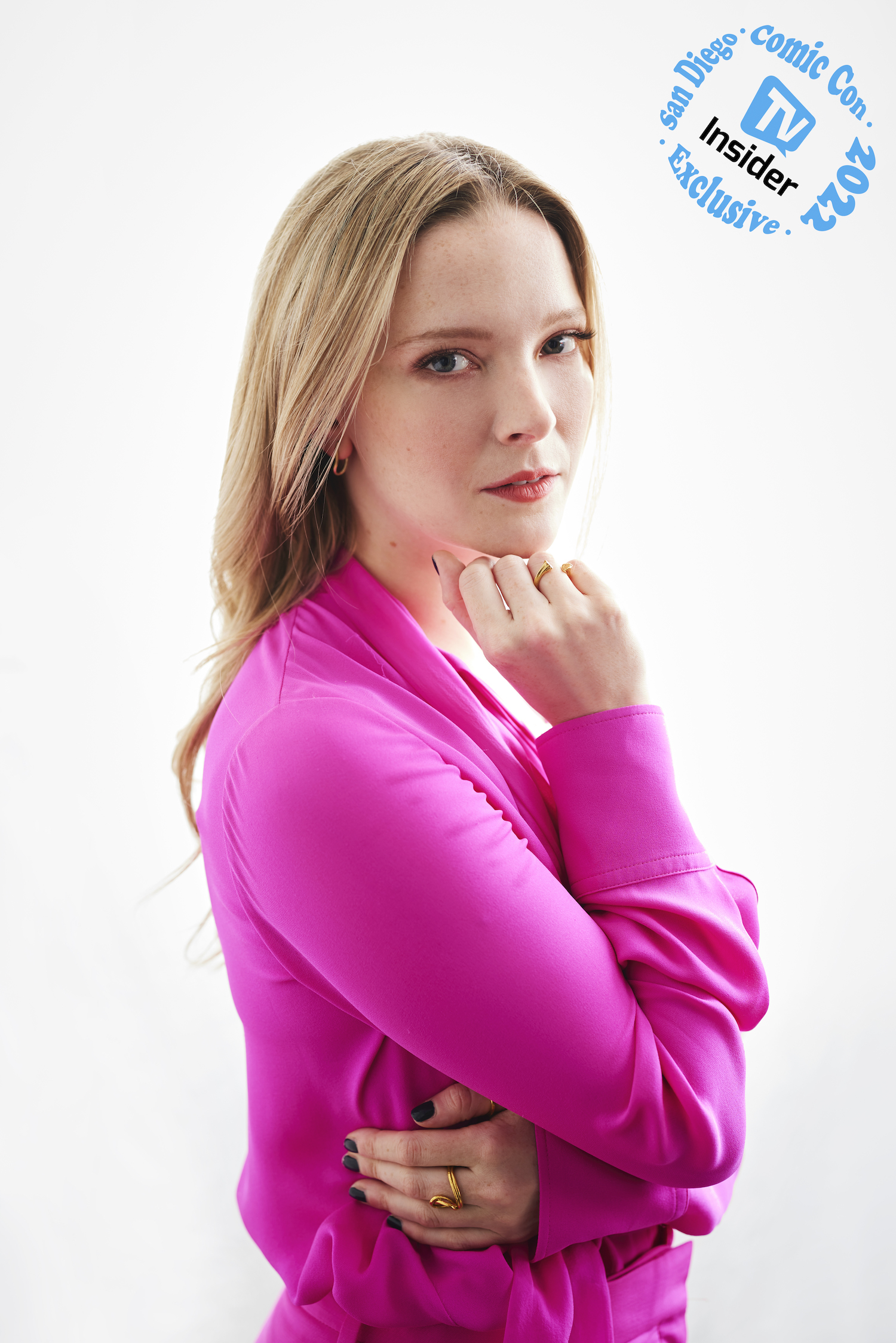 'LOTR's Morfydd Clark at TV Insider's SDCC 2022 portrait studio