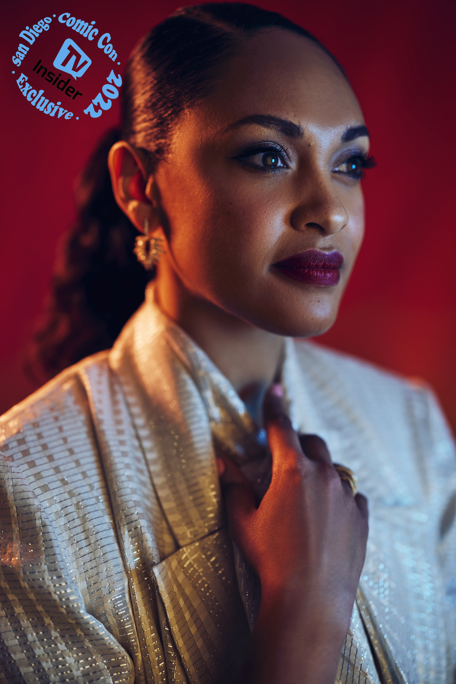 'LOTR's Cynthia Addai-Robinson at TV Insider's SDCC 2022 portrait studio