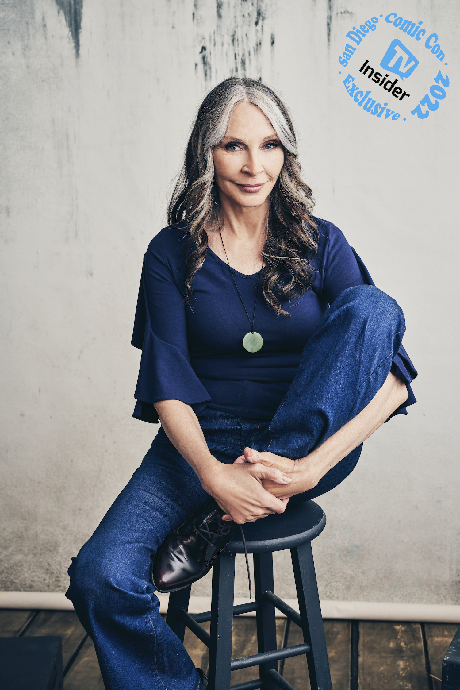 Star Trek: Picard's Gates McFadden at TV Insider's SDCC portrait studio